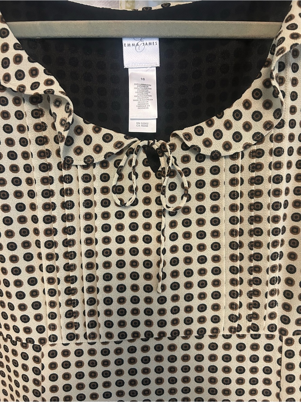 Vintage Emma James High-Waisted Dress 16 & Flattering